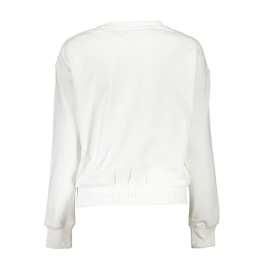 Calvin Klein Weißes Sweatshirt aus Baumwolle für Damen
