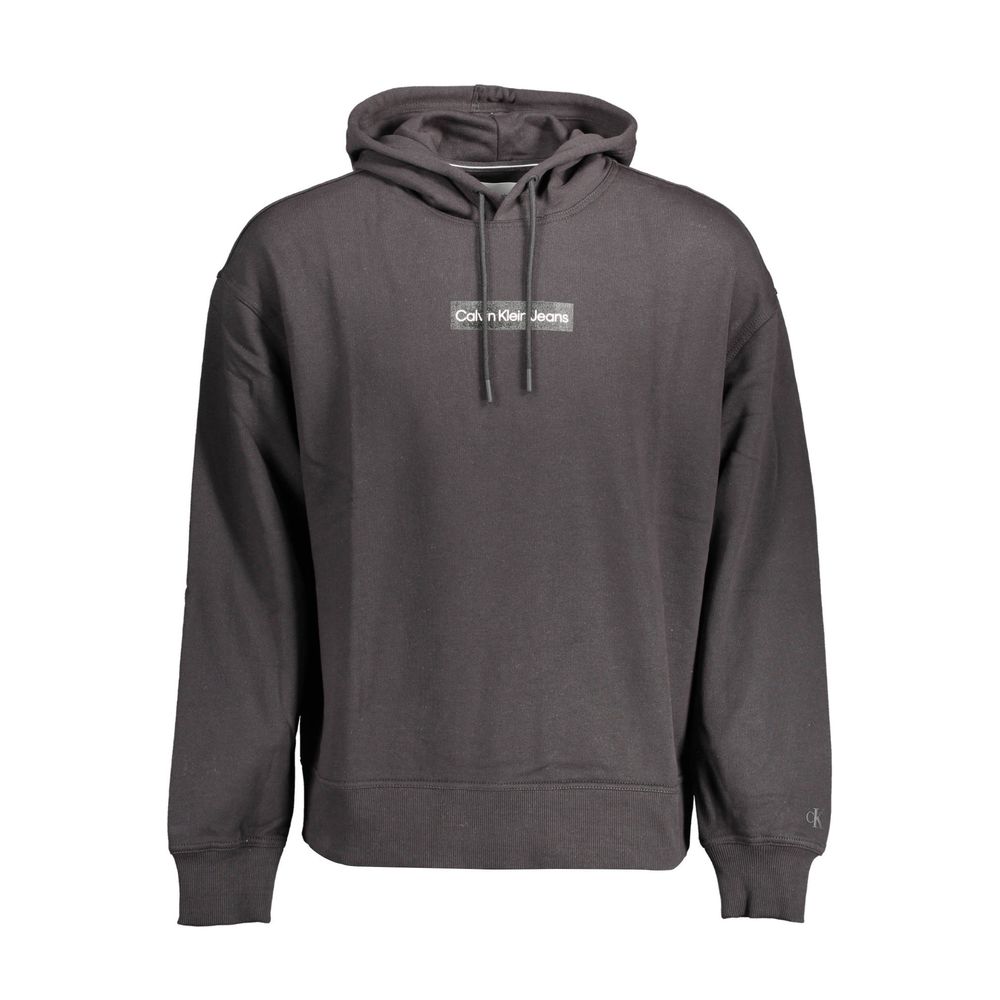 Calvin Klein Schwarzer Herren-Hoodie aus Baumwolle