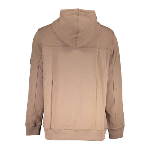 Calvin Klein Baumwoll-Sweatshirt in Braun