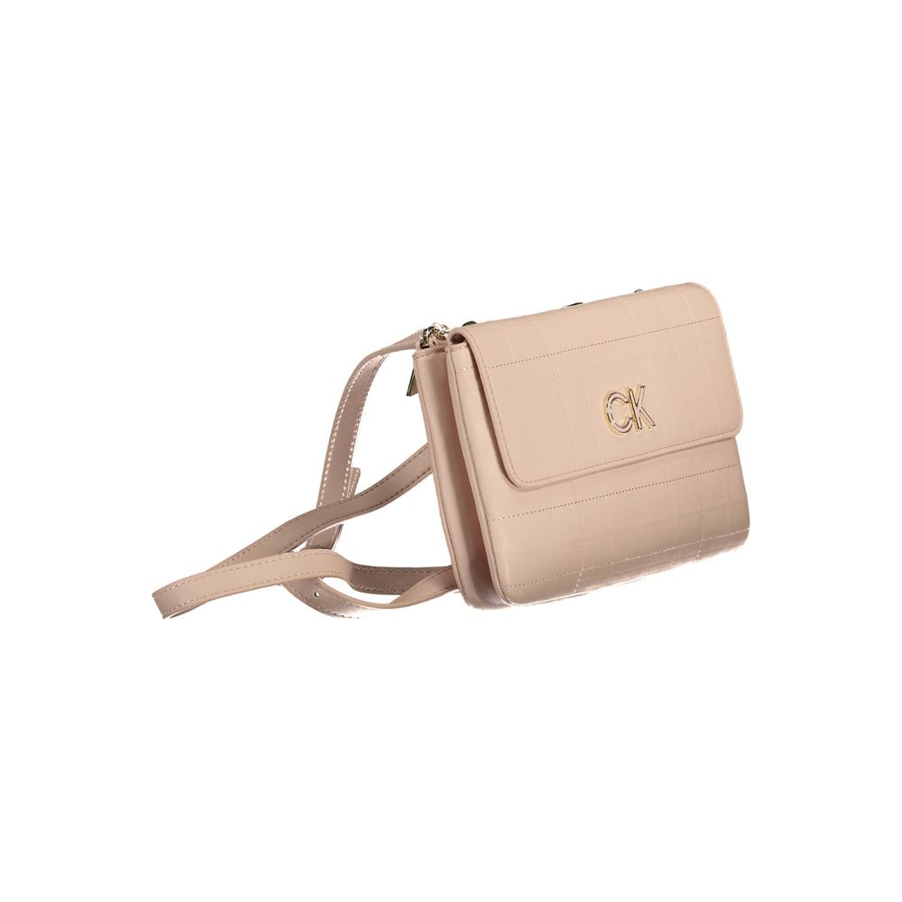 Calvin Klein Rosa Polyurethane Damen Handtasche