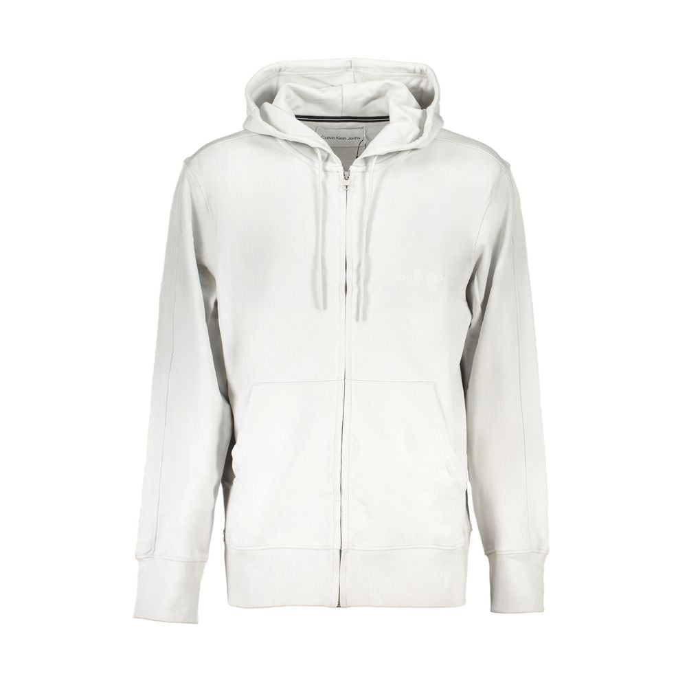 Calvin Klein Grigio Baumwoll-Sweatshirt für Herren