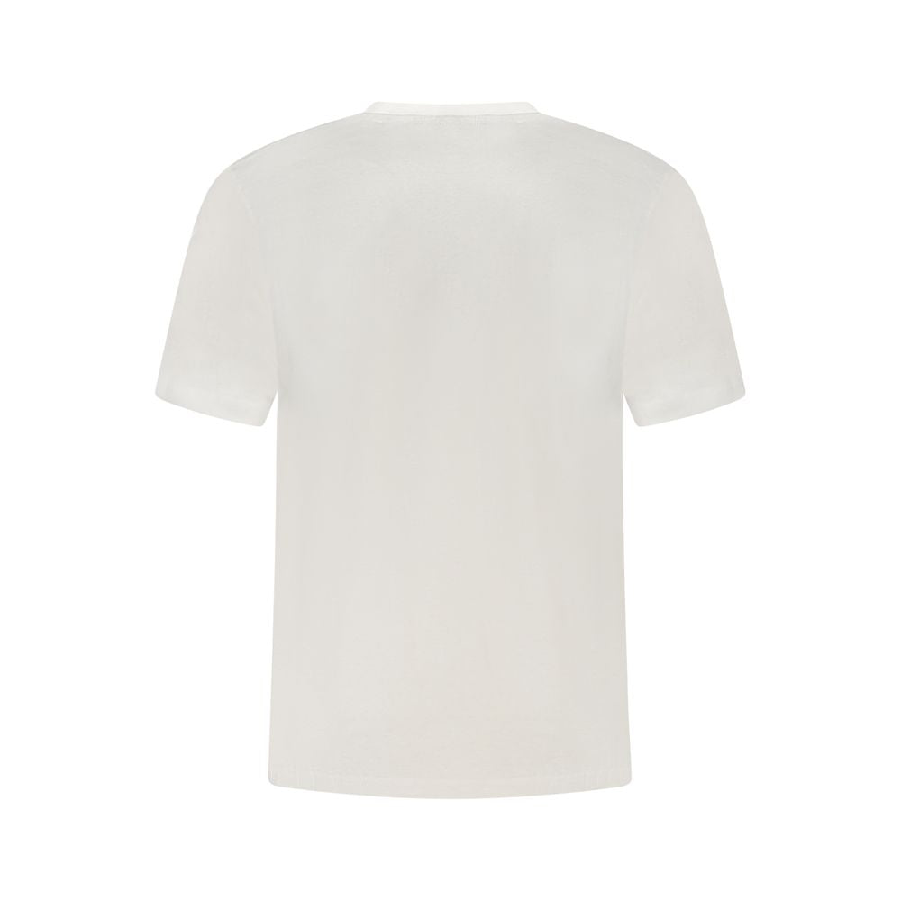 Calvin Klein Weißes Baumwoll-T-Shirt für Herren