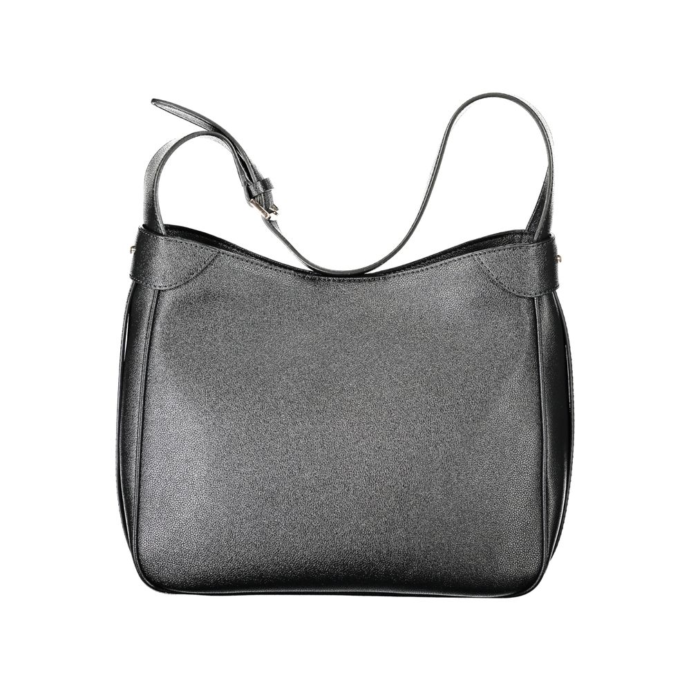 Guess Jeans Schwarze Damen-Handtasche aus Polyurethan