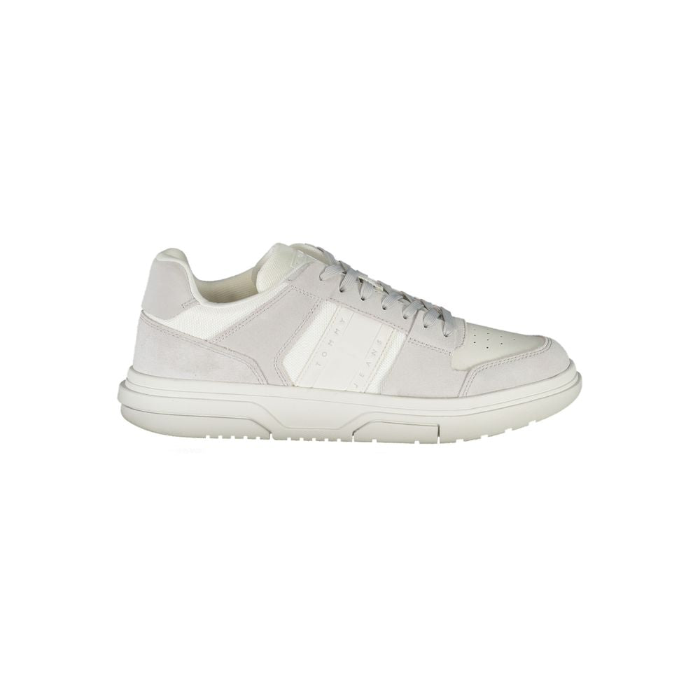 Tommy Hilfiger Weißer Herren-Sneaker aus Polyurethan
