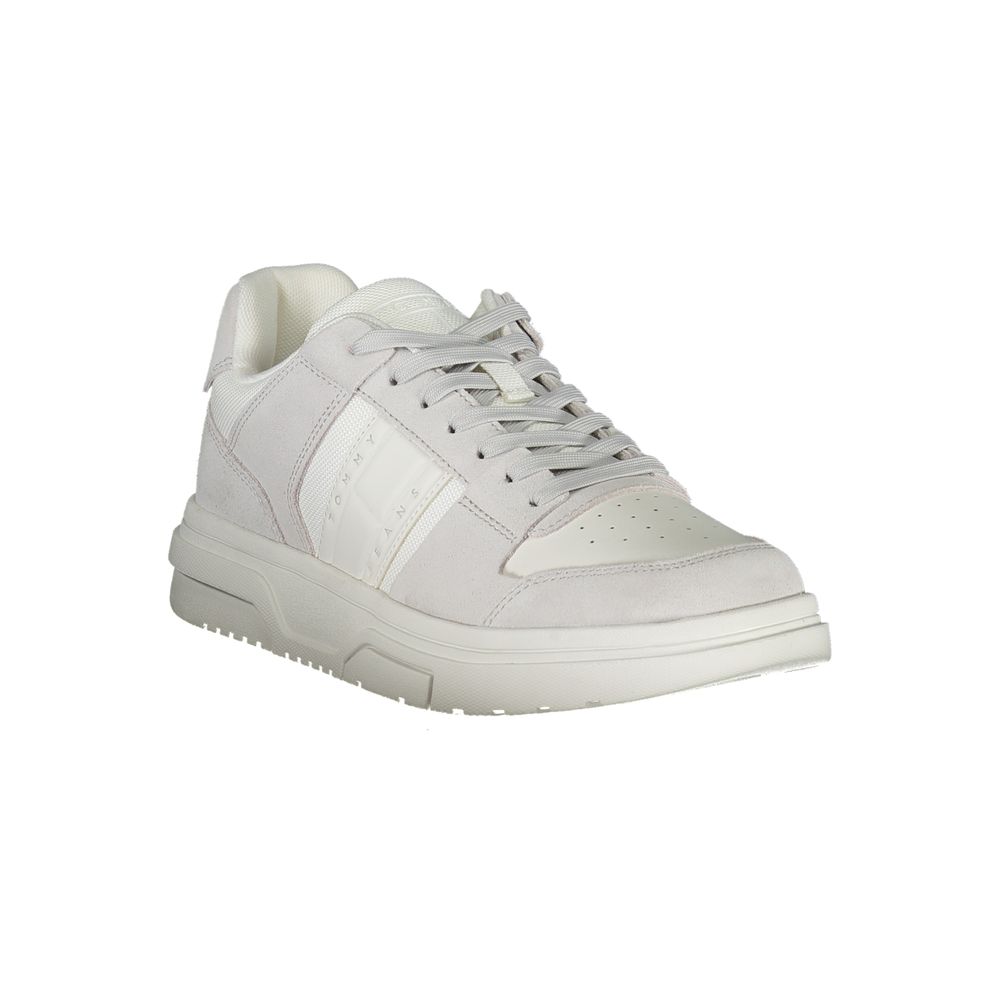 Tommy Hilfiger Weißer Herren-Sneaker aus Polyurethan