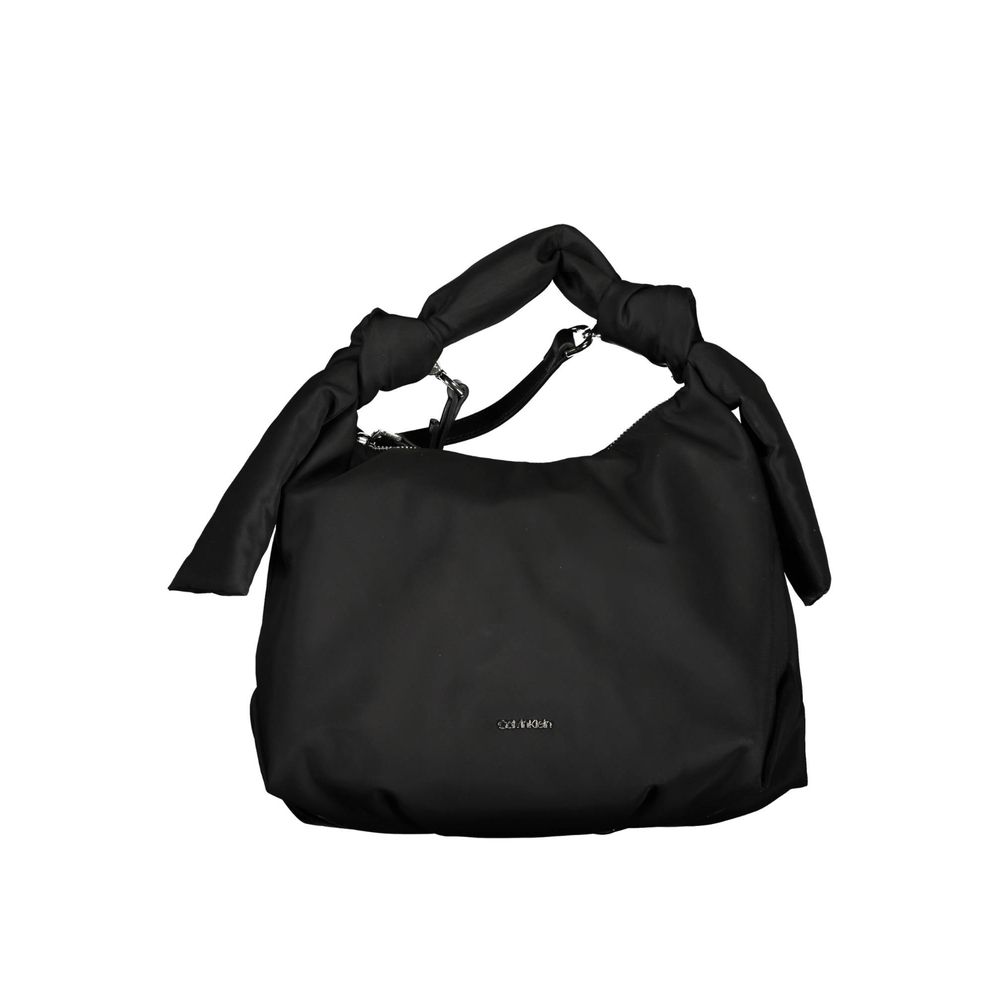 Calvin Klein Schwarze Damen-Handtasche aus Polyester