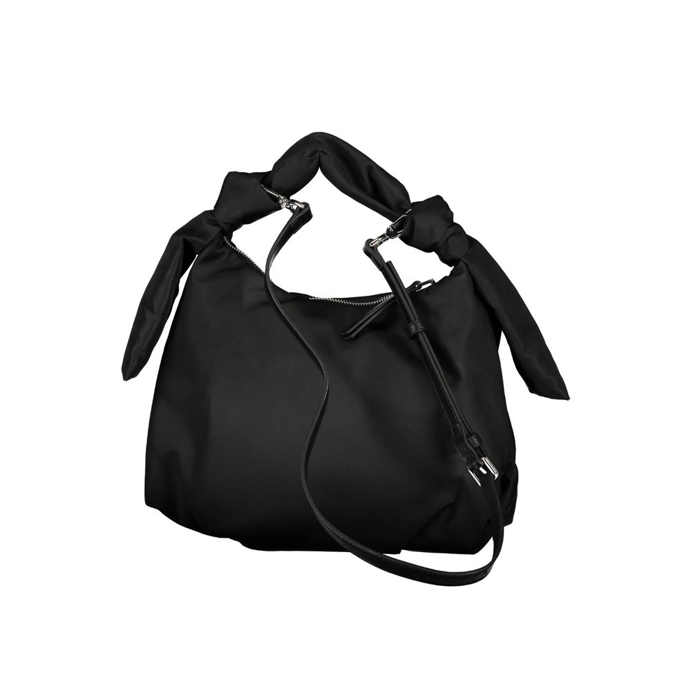 Calvin Klein Schwarze Damen-Handtasche aus Polyester