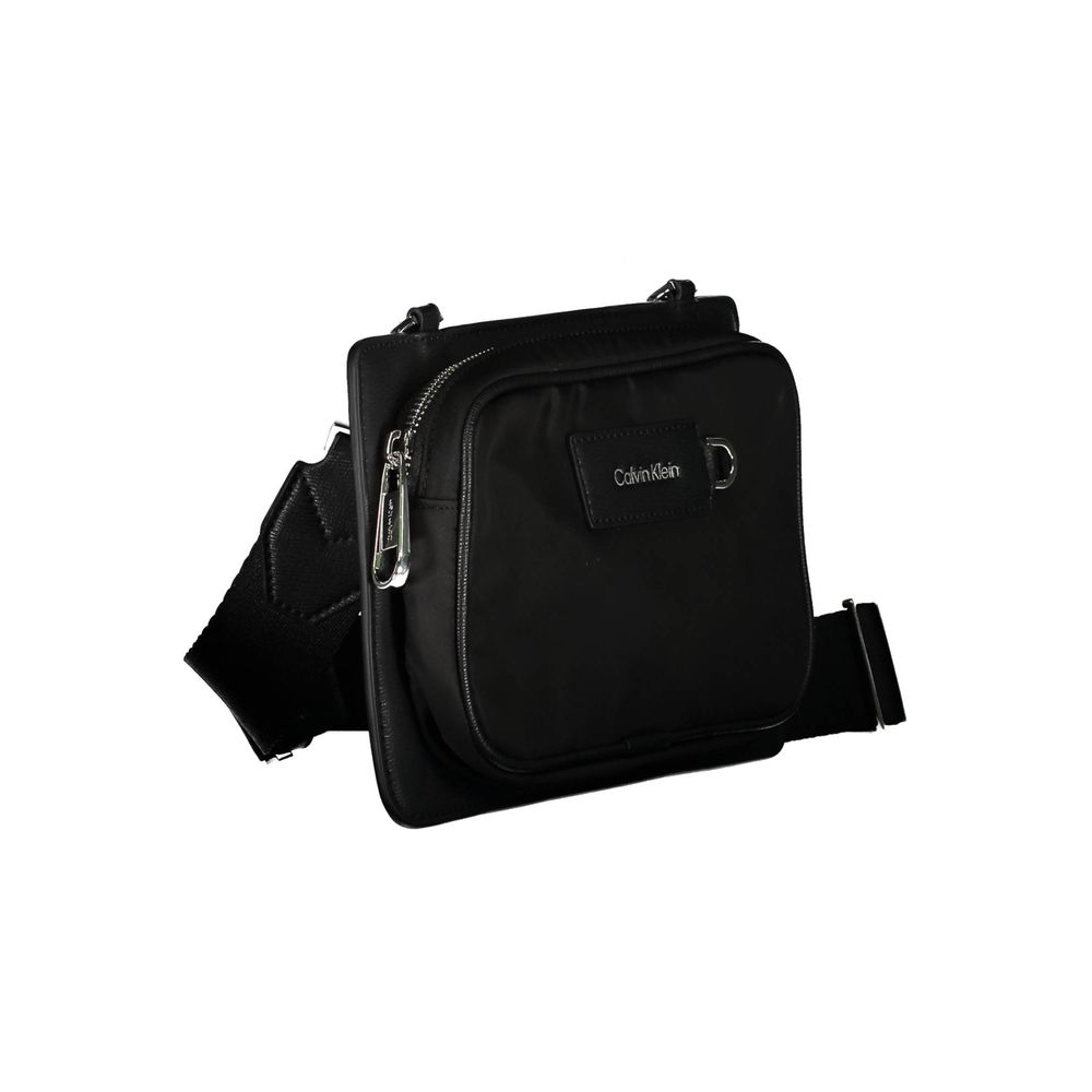 Calvin Klein Schwarze Polyester Handtasche
