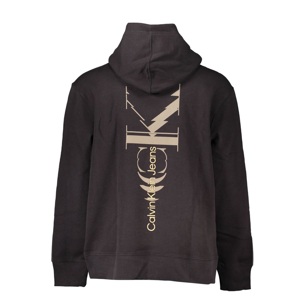 Calvin Klein Schwarzer Herren-Hoodie aus Baumwolle