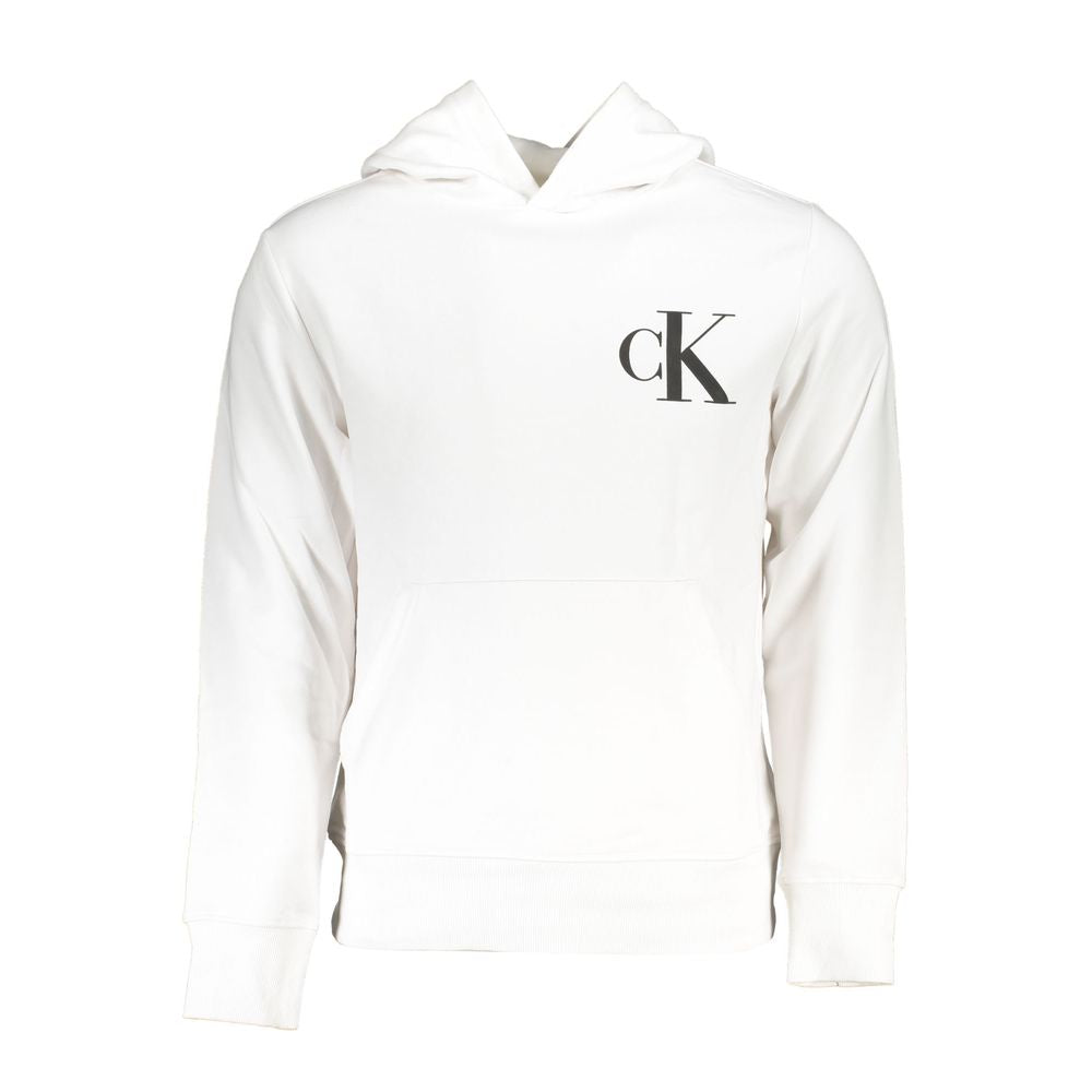 Calvin Klein Baumwoll-Sweatshirt in Weiß