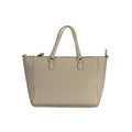 Mario Valentino Damen-Handtasche aus beigem Polyurethan