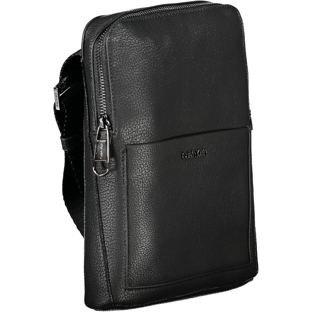 Calvin Klein Schwarze Polyester-Umhängetasche