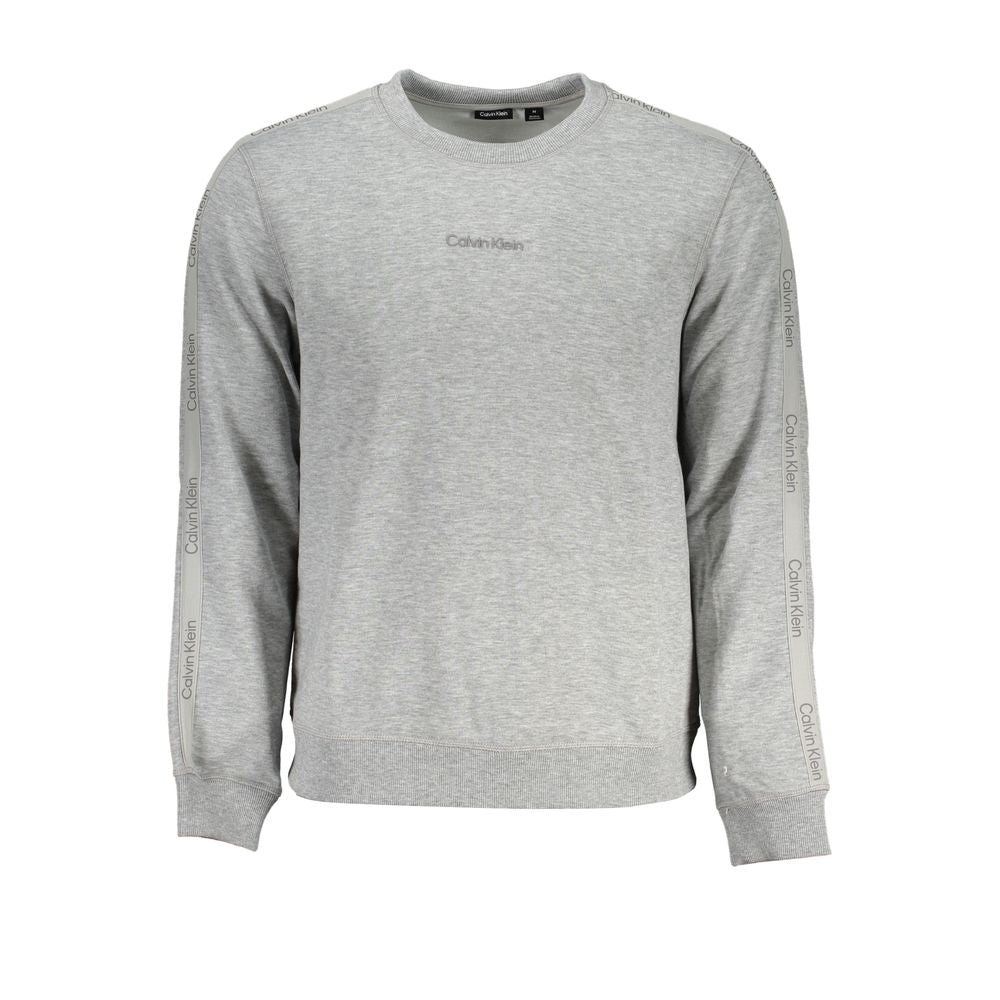 Calvin Klein Grigio Polyester Herren-Sweatshirt