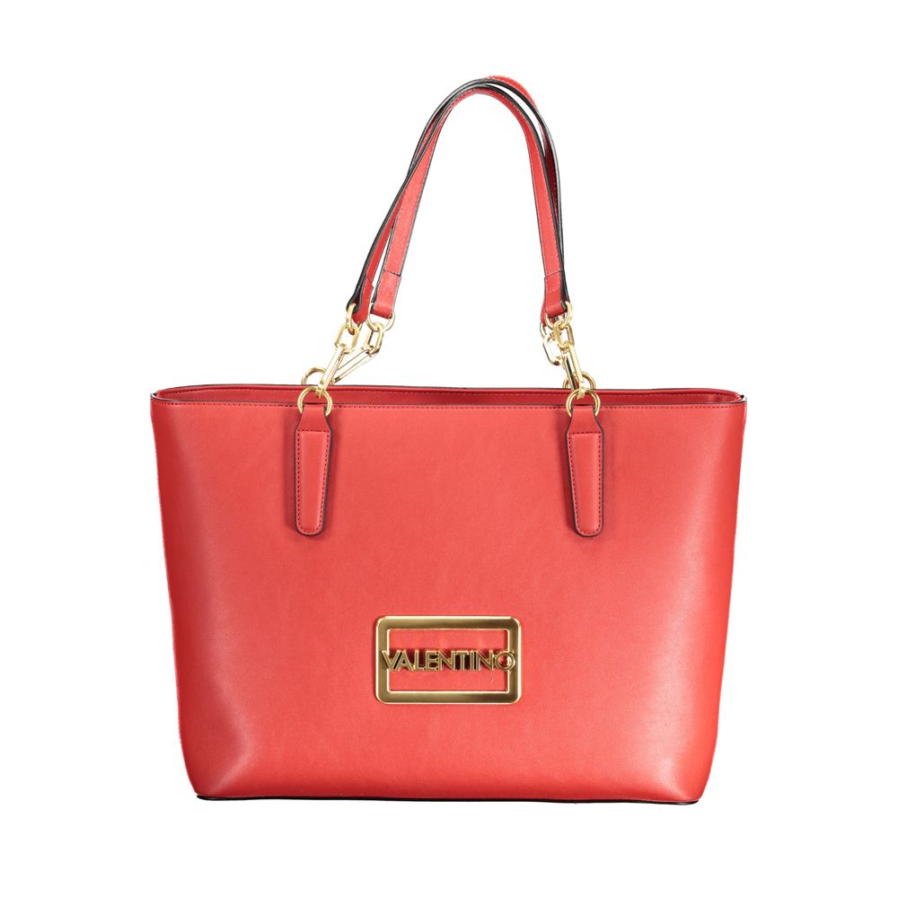 Mario Valentino Damenhandtasche aus rotem Polyurethan