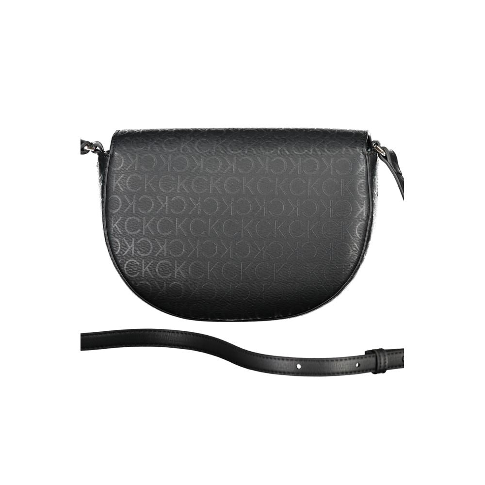 Calvin Klein Schwarze Schultertasche aus Polyurethan für Damen