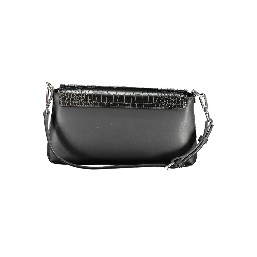 Calvin Klein Schwarze Damen-Handtasche aus Polyurethan