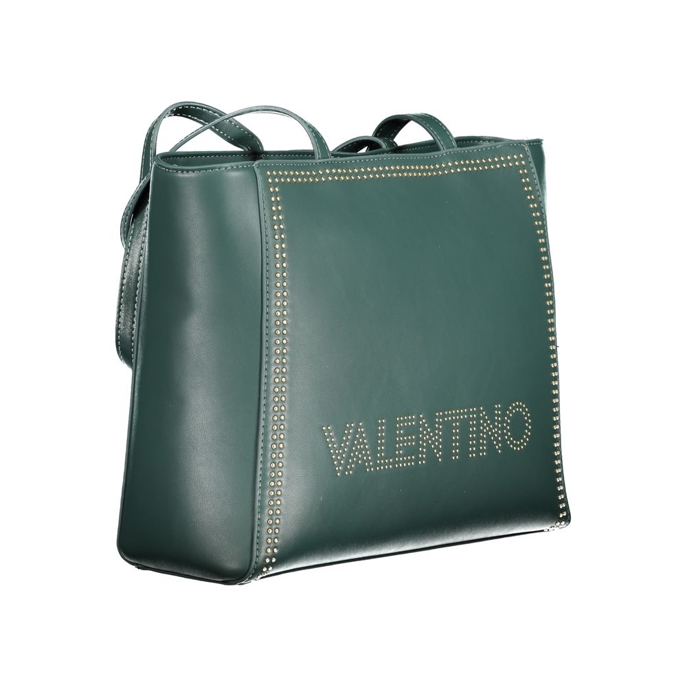 Mario Valentino Schultertasche aus grünem Polyurethan für Damen