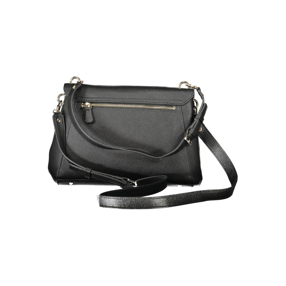 Guess Jeans Schwarze Damen-Handtasche aus Polyurethan