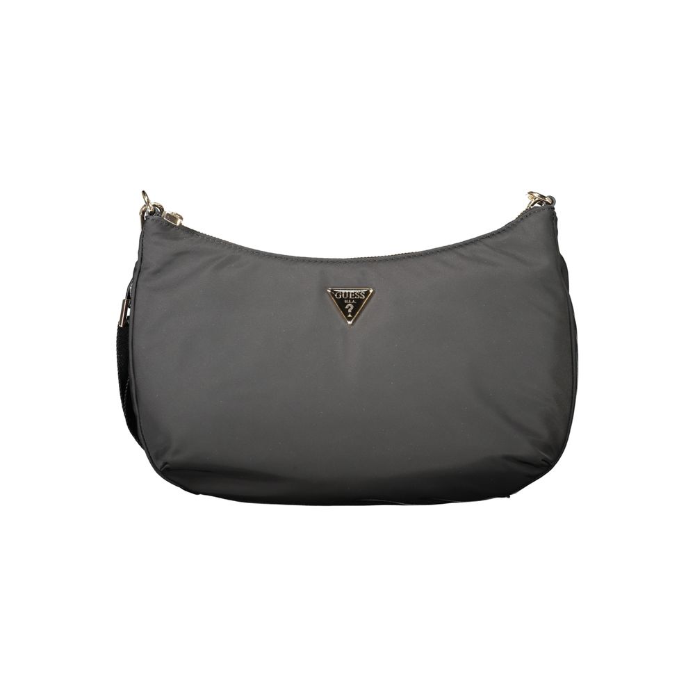 Guess Jeans Schwarze Damen-Handtasche aus Polyester