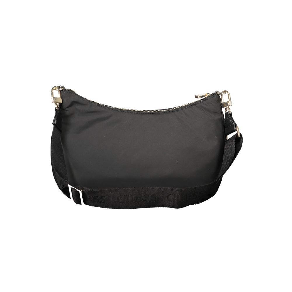 Guess Jeans Schwarze Damen-Handtasche aus Polyester
