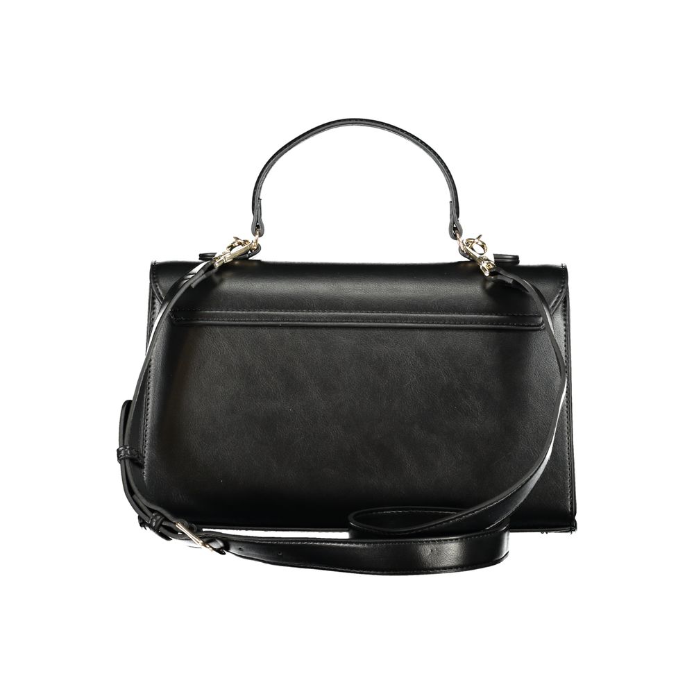 Mario Valentino Handtasche aus schwarzem Polyurethan für Damen