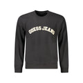 Guess Jeans Schwarzer Baumwoll-Herren-Sweatshirt