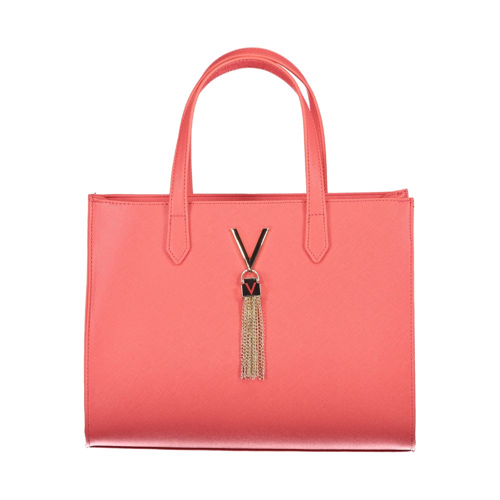 Mario Valentino Rosa Polyurethane Damen Handtasche