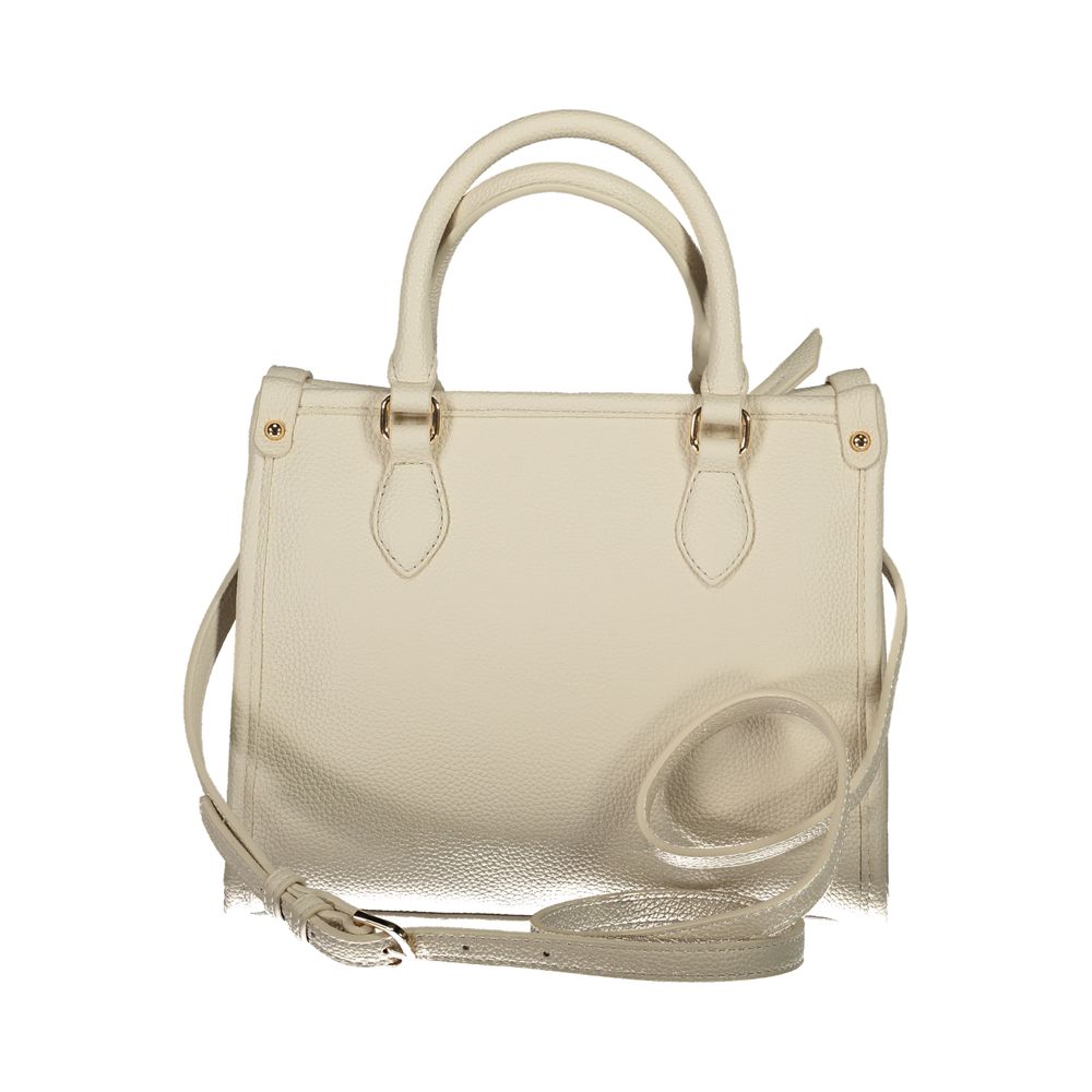 Mario Valentino Damen-Handtasche aus beigem Polyurethan