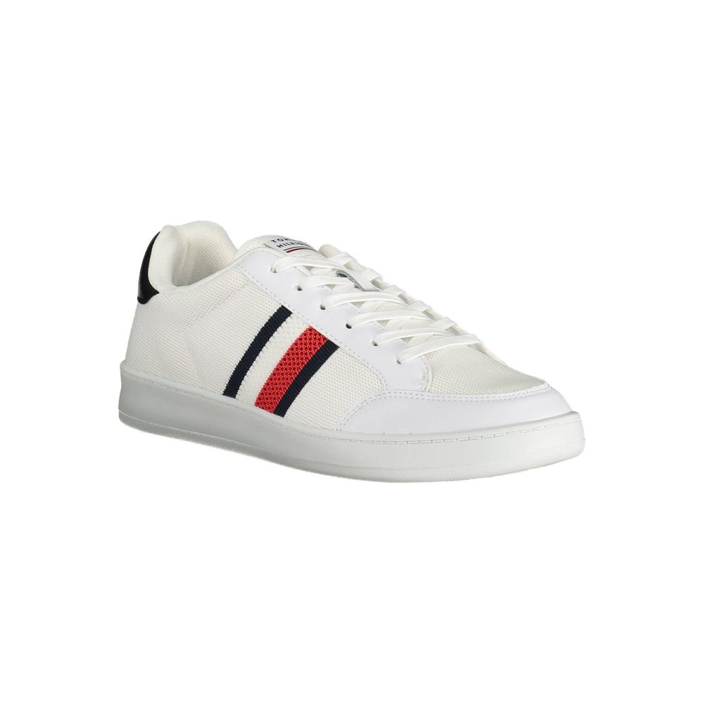 Tommy Hilfiger Weiße Herren-Sneaker aus Polyester