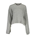 Calvin Klein Grauer Pullover aus Wolle für Frauen