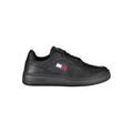 Tommy Hilfiger Schwarzer Sneaker aus echtem Leder