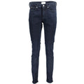 Calvin Klein Blaue Baumwoll-Röhrenjeans für Damen