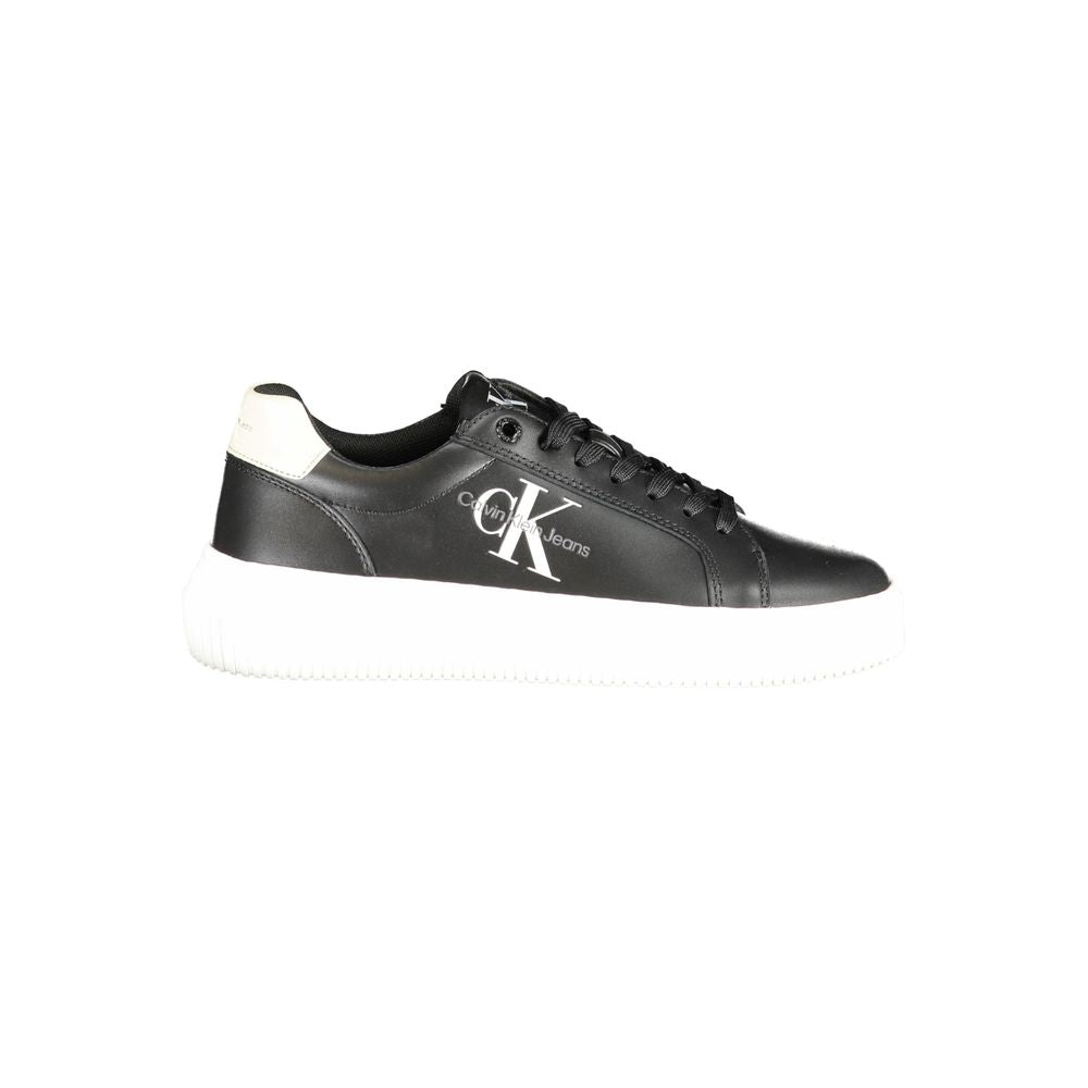 Calvin Klein Weiße Herren-Sneaker aus Polyester