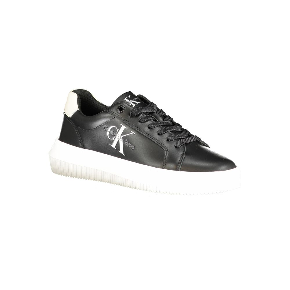 Calvin Klein Weiße Herren-Sneaker aus Polyester