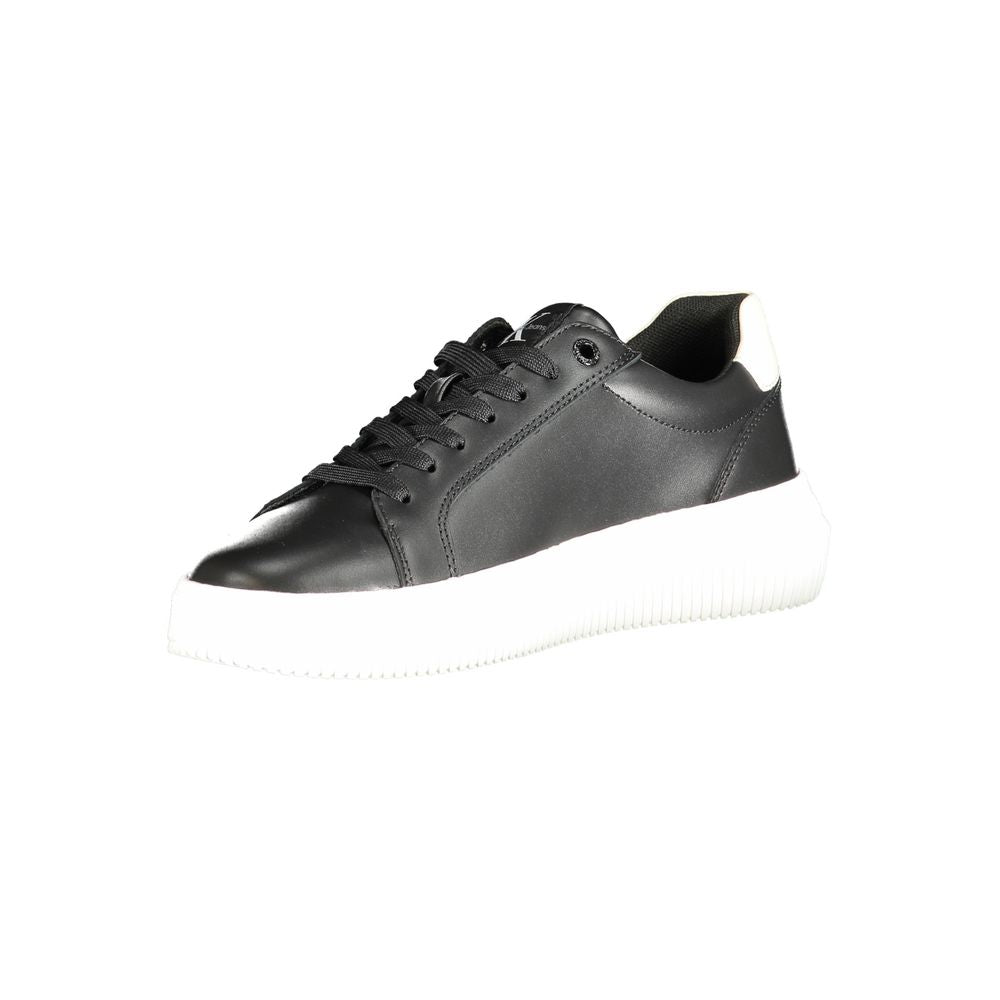 Calvin Klein Weiße Herren-Sneaker aus Polyester