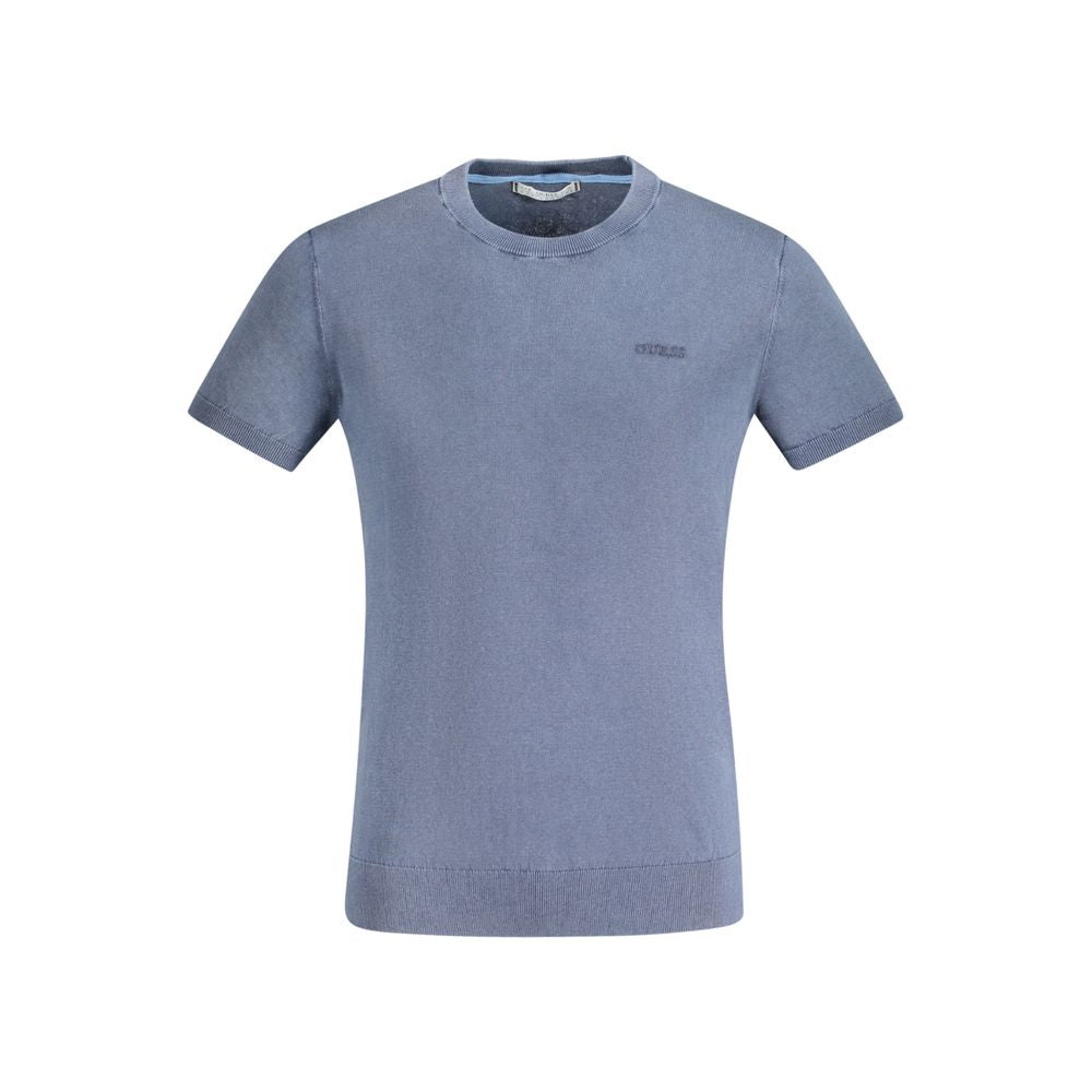 Guess Jeans Blu Baumwoll-T-Shirt für Herren