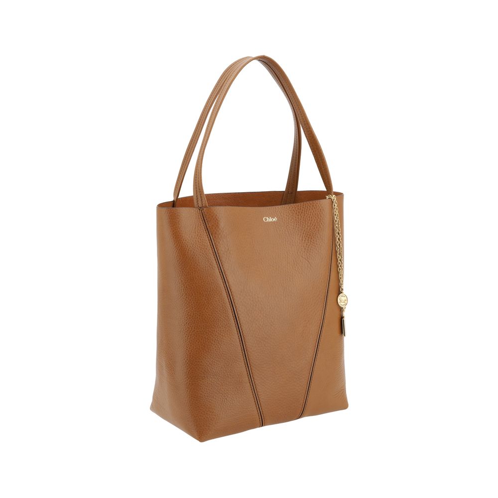 Chloé Braune Kalbsleder Bos Taurus Schultertasche