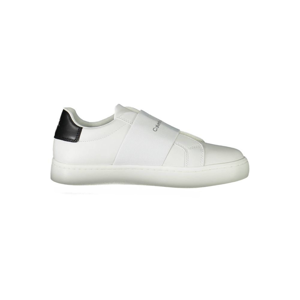 Calvin Klein Bianco Polyester Damen-Sneaker
