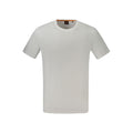 Hugo Boss Weißes Herren-T-Shirt aus Baumwolle