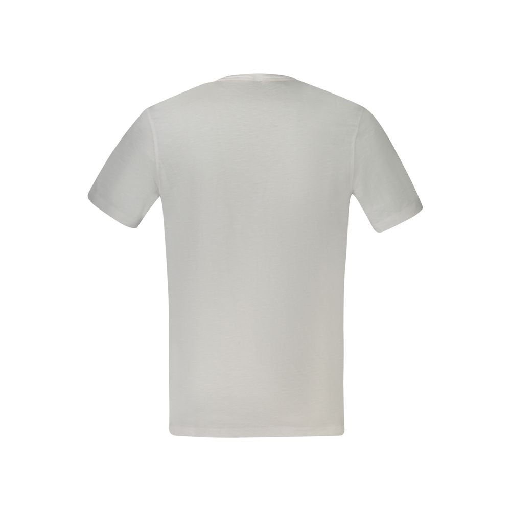 Hugo Boss Weißes Herren-T-Shirt aus Baumwolle