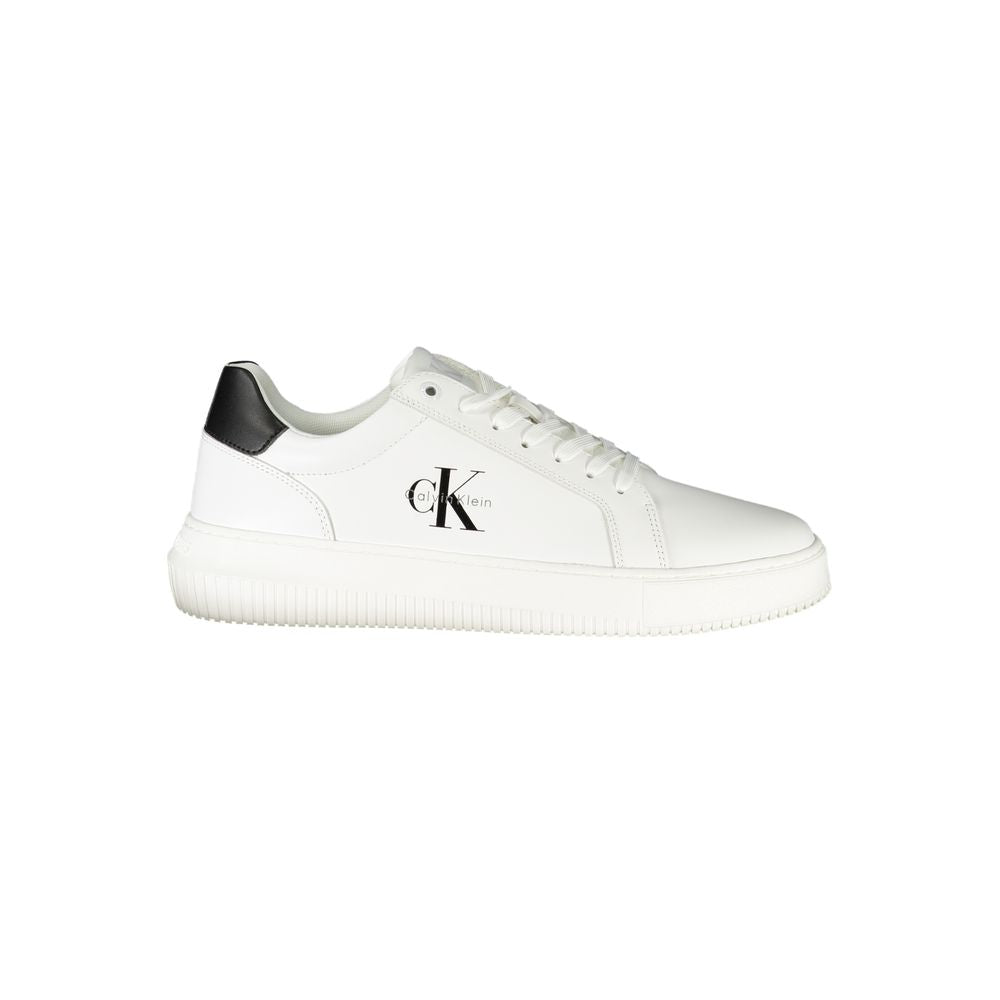 Calvin Klein Bianco Polyurethane Herren Sneaker