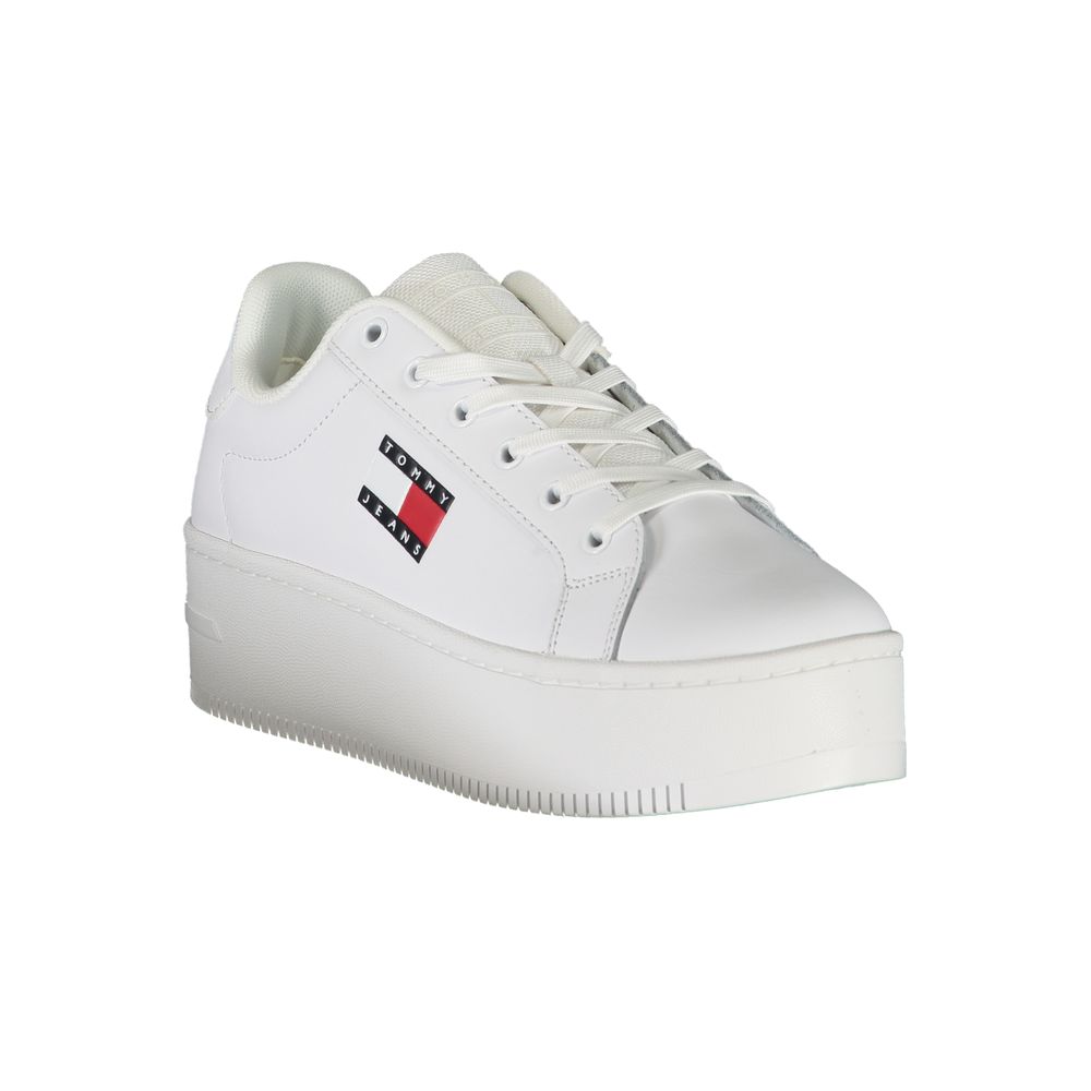 Tommy Hilfiger Weiße Leder-Sneaker für Damen