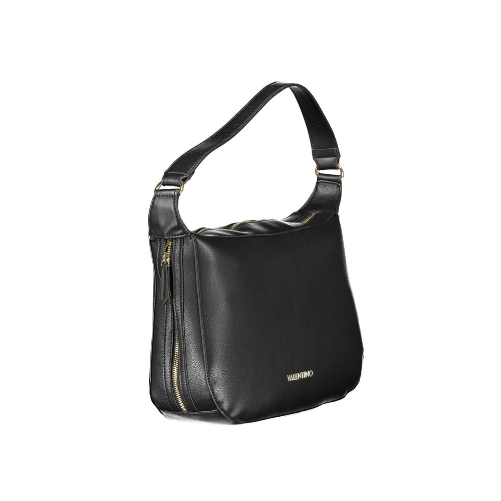 Mario Valentino Schwarze Damen-Handtasche aus Polyurethan
