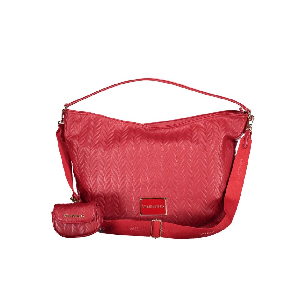 Mario Valentino Damenhandtasche aus rotem Polyurethan