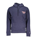 Tommy Hilfiger Blauer Baumwoll-Kapuzenpullover für Herren