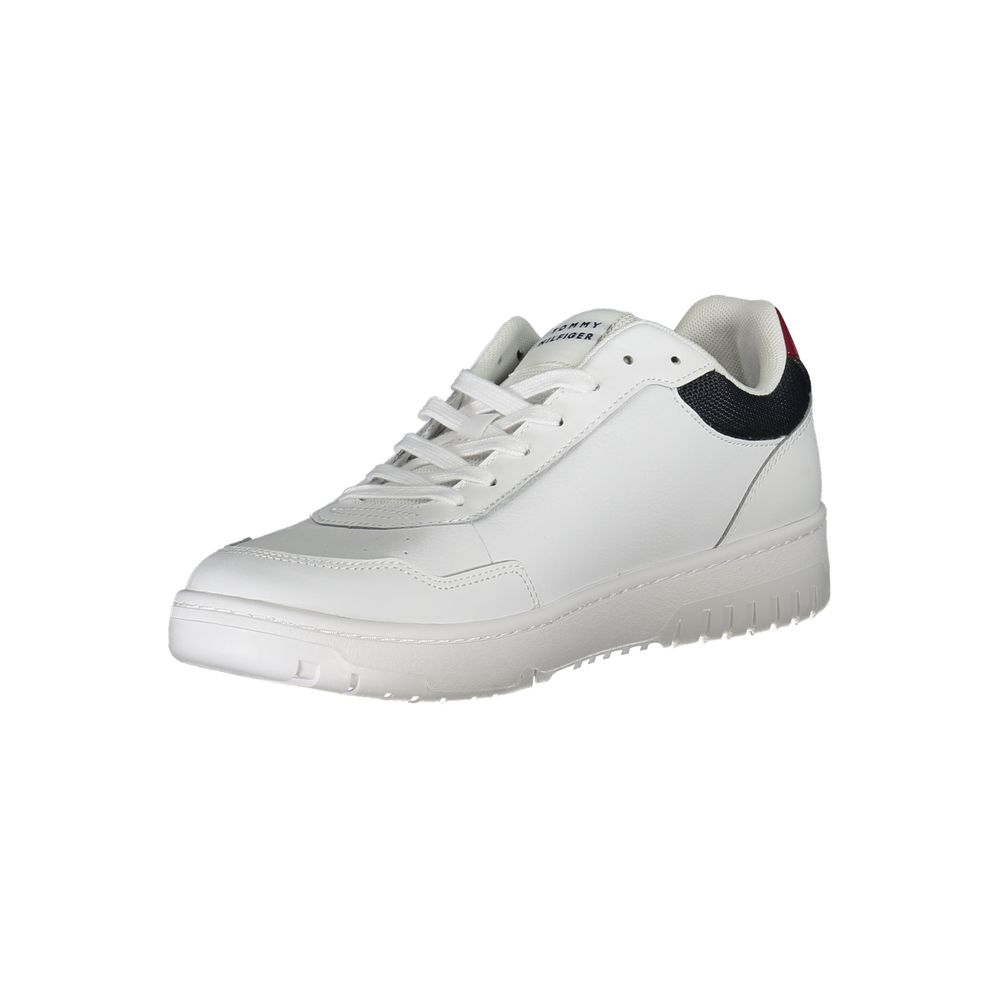 Tommy Hilfiger Bianco Leder Herren Sneaker