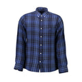 Gant Blu Baumwollhemd Herren
