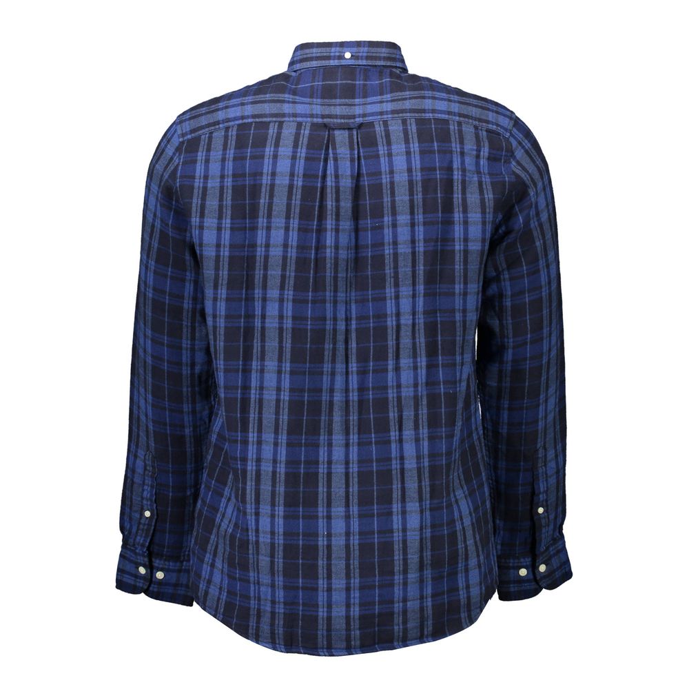 Gant Blu Baumwollhemd Herren