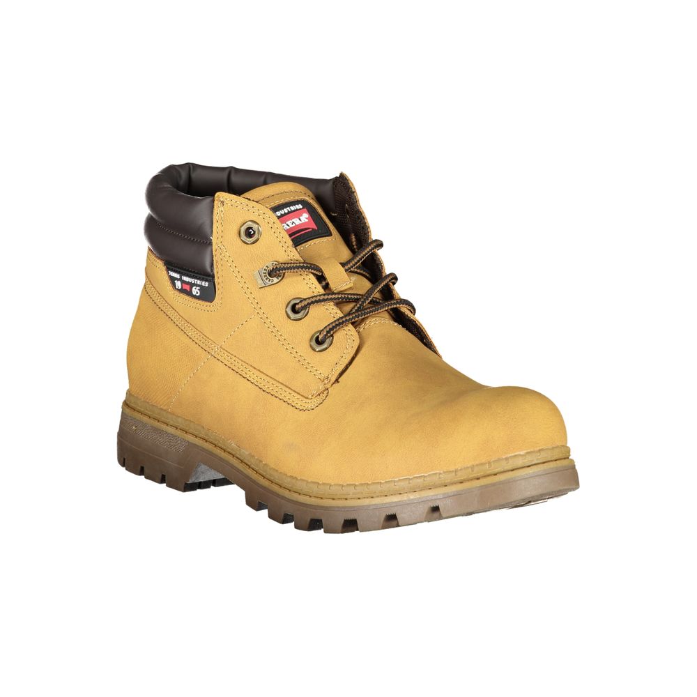 Carrera Gelber Polyester Herrenstiefel
