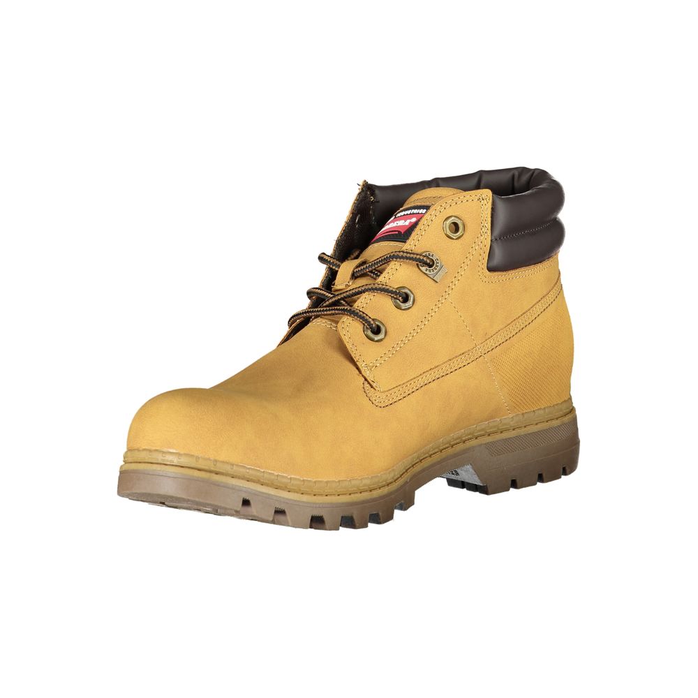 Carrera Gelber Polyester Herrenstiefel